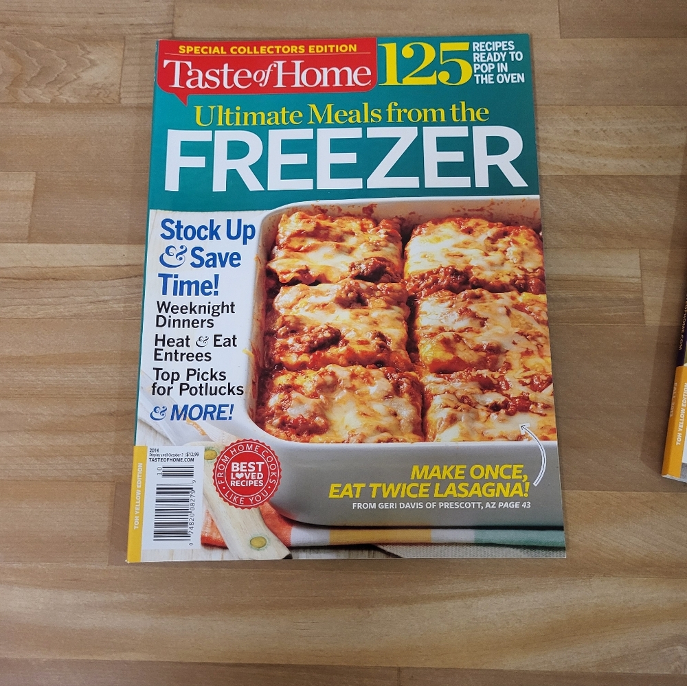 3 for $15 Taste of Home - Ultimate Meals From The  Freezer Cookbook 2014